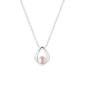 Lantisor argint cu perla naturala roz pudra DiAmanti SK24212N_L-G